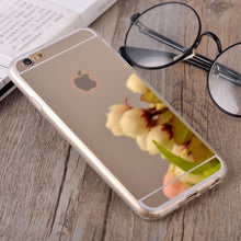 Load image into Gallery viewer, Luxury Mirror Soft Silicone Phone Cases For iPhone
