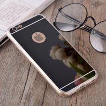 Load image into Gallery viewer, Luxury Mirror Soft Silicone Phone Cases For iPhone