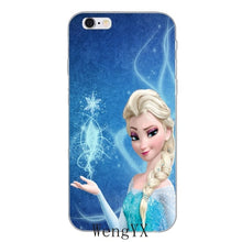 Load image into Gallery viewer, Elsa Princess Silicone Soft Phone Case For iPhone