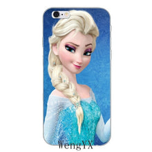 Load image into Gallery viewer, Elsa Princess Silicone Soft Phone Case For iPhone