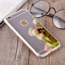 Load image into Gallery viewer, Luxury Mirror Soft Silicone Phone Cases For iPhone
