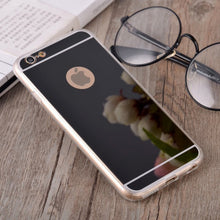 Load image into Gallery viewer, Luxury Mirror Soft Silicone Phone Cases For iPhone
