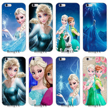 Load image into Gallery viewer, Elsa Princess Silicone Soft Phone Case For iPhone
