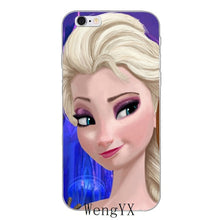 Load image into Gallery viewer, Elsa Princess Silicone Soft Phone Case For iPhone
