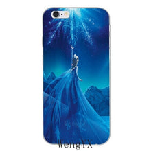 Load image into Gallery viewer, Elsa Princess Silicone Soft Phone Case For iPhone
