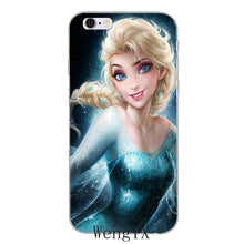 Load image into Gallery viewer, Elsa Princess Silicone Soft Phone Case For iPhone
