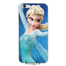 Load image into Gallery viewer, Elsa Princess Silicone Soft Phone Case For iPhone
