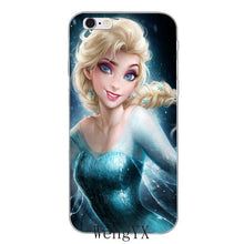 Load image into Gallery viewer, Elsa Princess Silicone Soft Phone Case For iPhone
