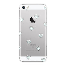 Load image into Gallery viewer, Diamond Black White Luxury iPhone Phone Case
