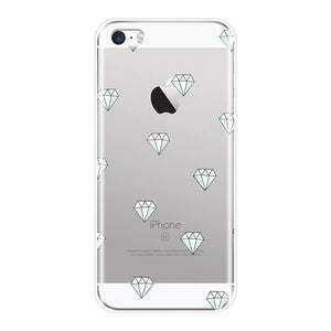 Diamond Black White Luxury iPhone Phone Case