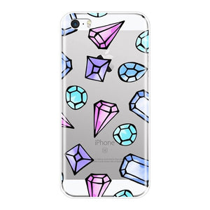 Diamond Black White Luxury iPhone Phone Case