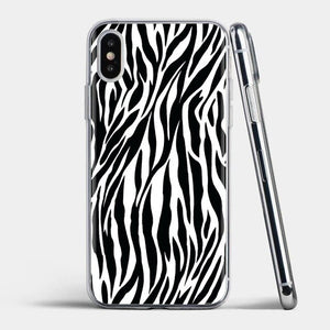 Tiger Leopard Printed Silicone Phone Case For iPhone