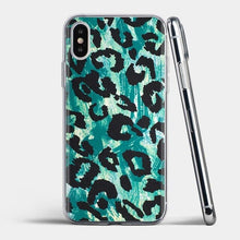 Load image into Gallery viewer, Tiger Leopard Printed Silicone Phone Case For iPhone
