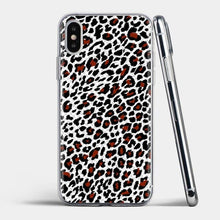 Load image into Gallery viewer, Tiger Leopard Printed Silicone Phone Case For iPhone
