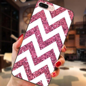 Patterned Shiny iPhone Phone Case