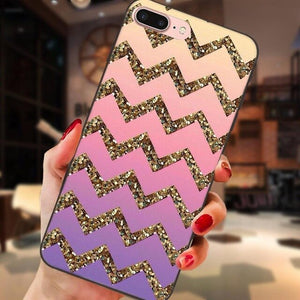 Patterned Shiny iPhone Phone Case