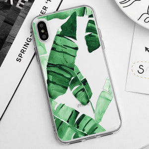 Banana Leaf Phone Case For iPhone